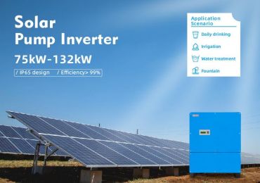 Инвертор солнечного насоса мощностью 132 кВт для орошения больших площадей сельскохозяйственных угодий