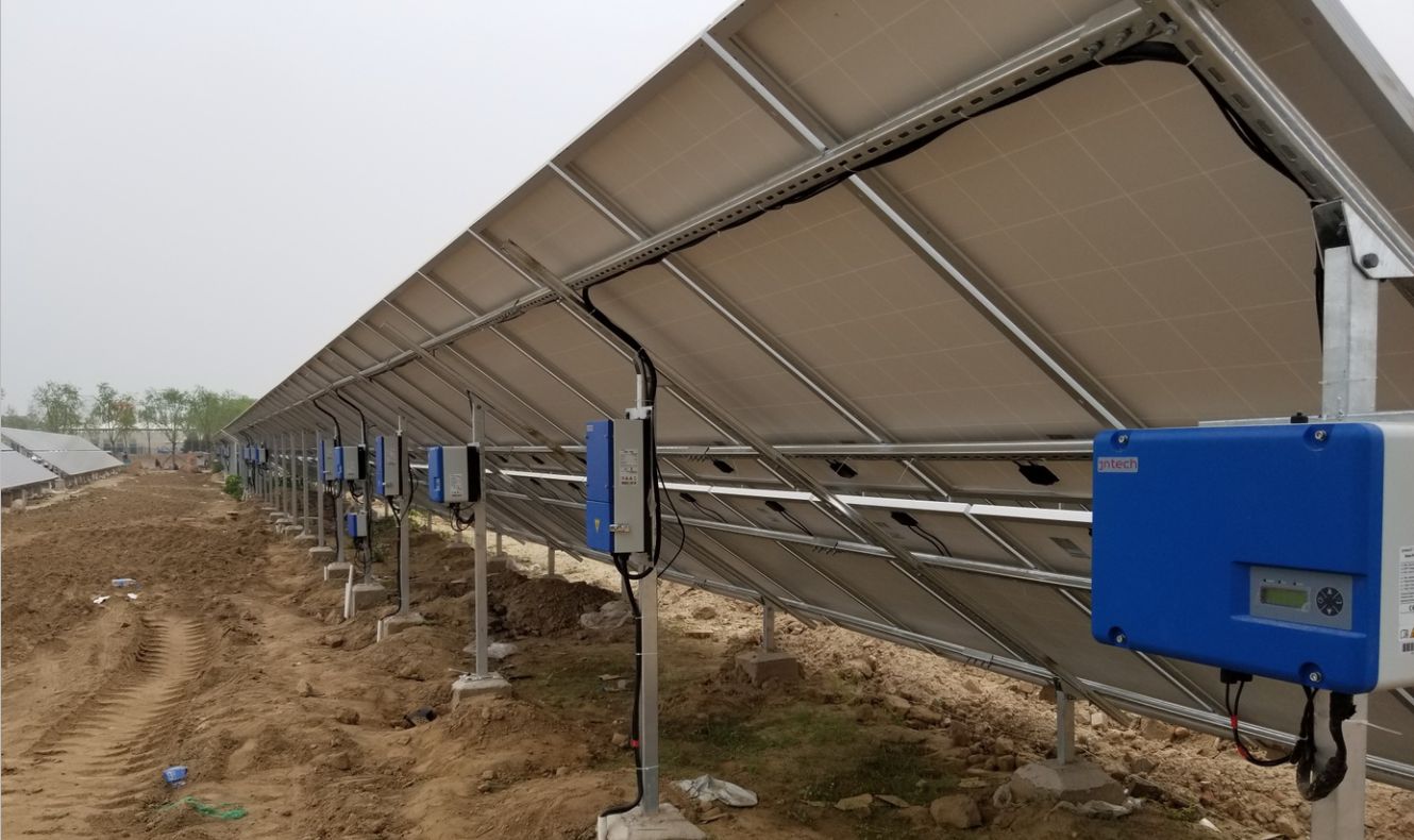  JNTECH проект солнечного насоса в Пекине Дасин принят международный аэропорт