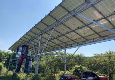 Солнечная насосная установка мощностью 7,5 кВт в Камбодже