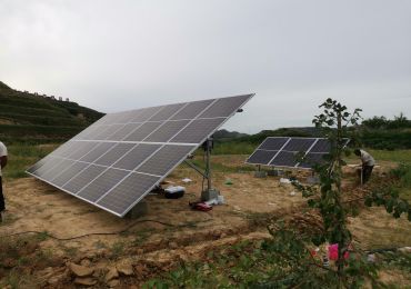 Солнечная насосная система мощностью 7,5 кВт в SuiDe, Шэньси