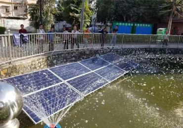 Солнечная аэрационная система мощностью 750 Вт в Шэньчжэне
